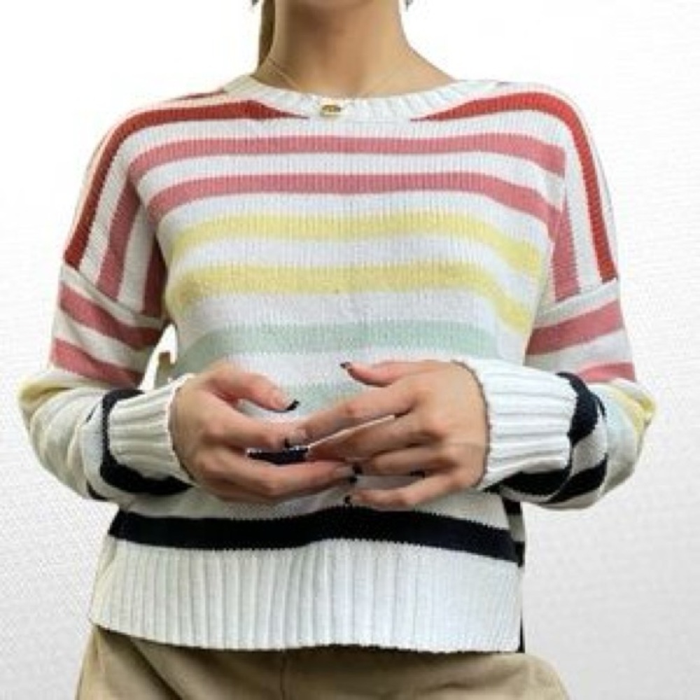 hollister striped sweater